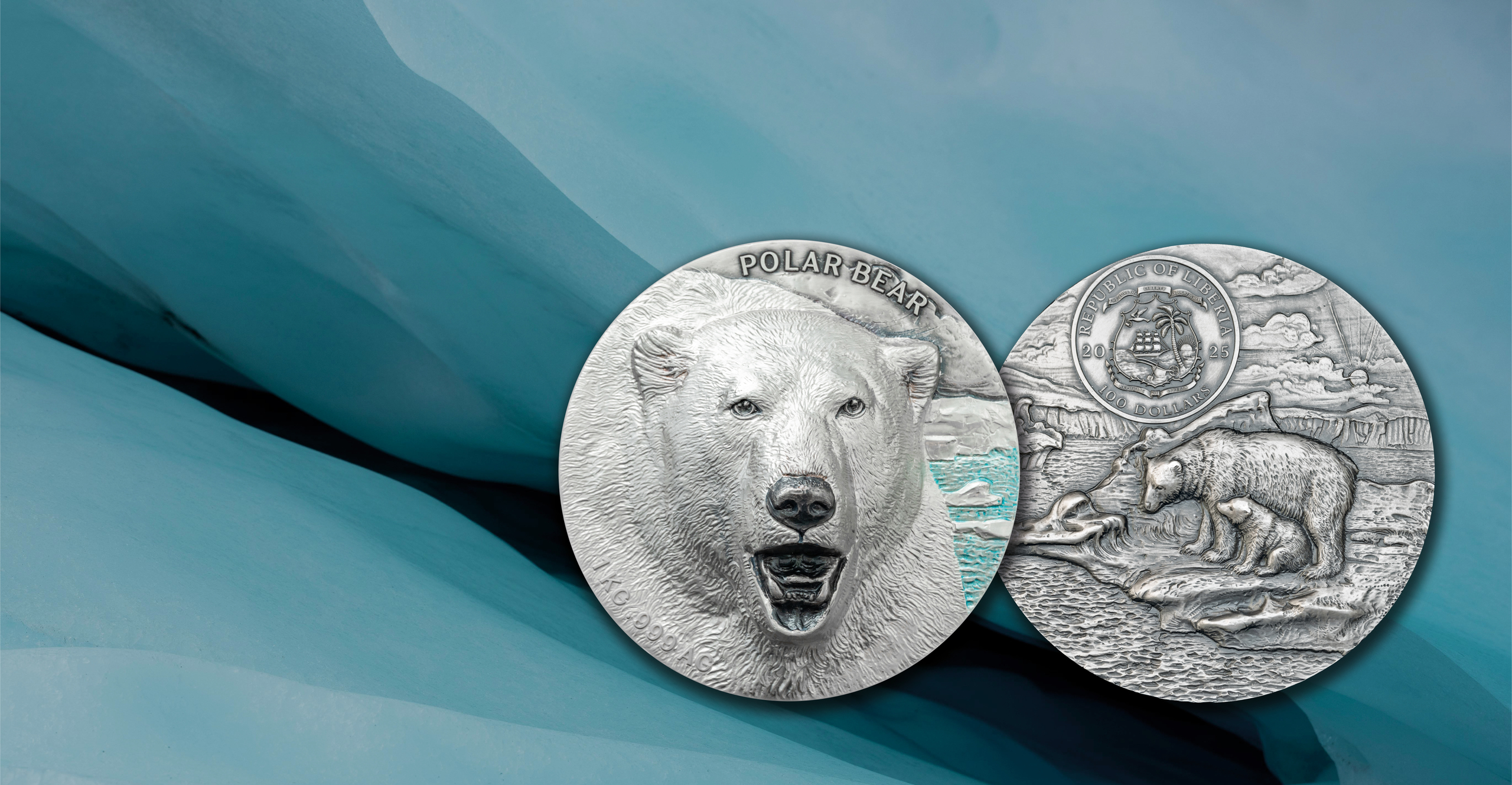Ultra High Relief - Polar Bear coin