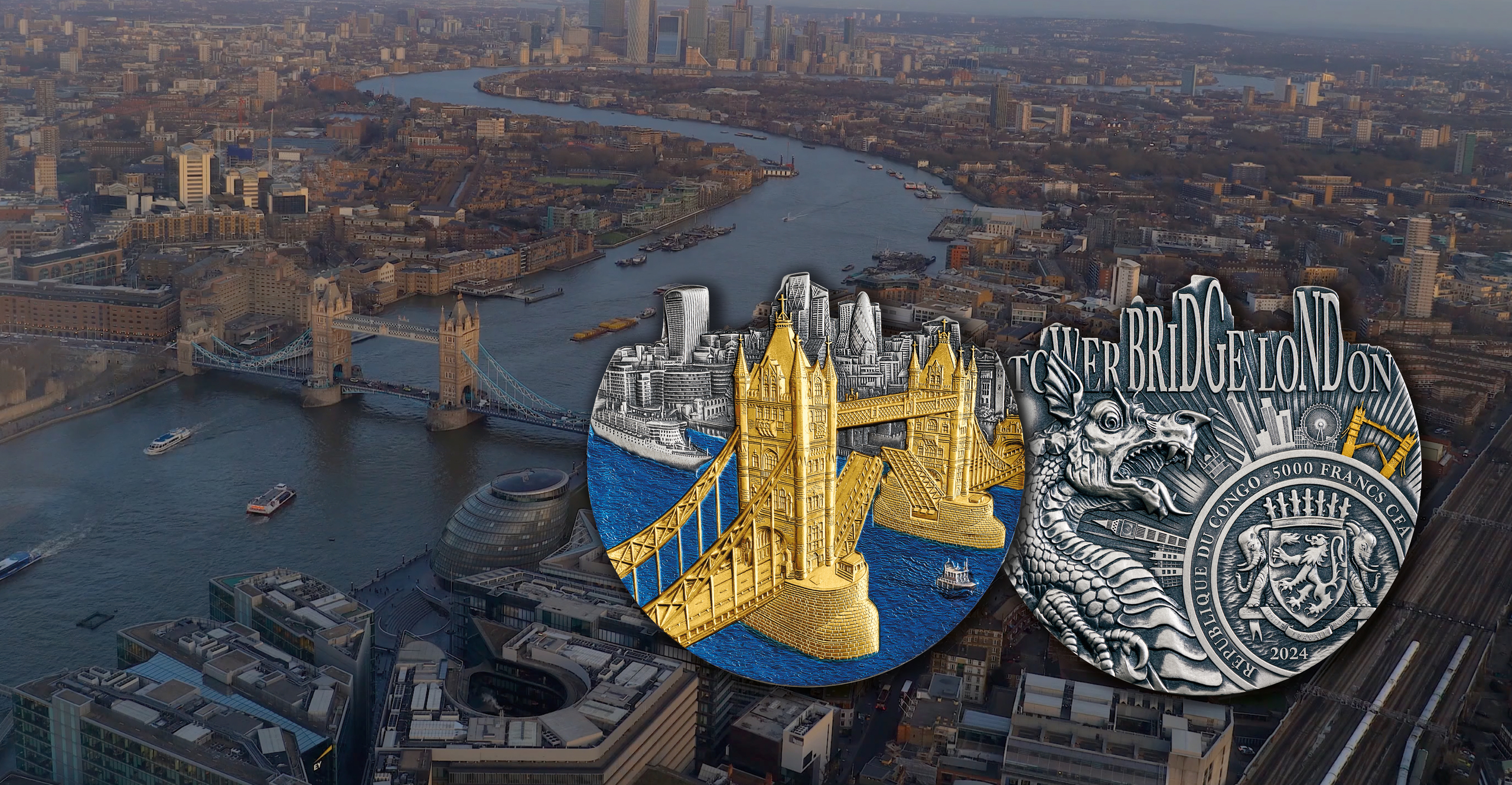 World's Famous Bridges - Tower Bridge coin